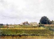 Stanislaw Debicki Landscape from Stryja Spain oil painting artist